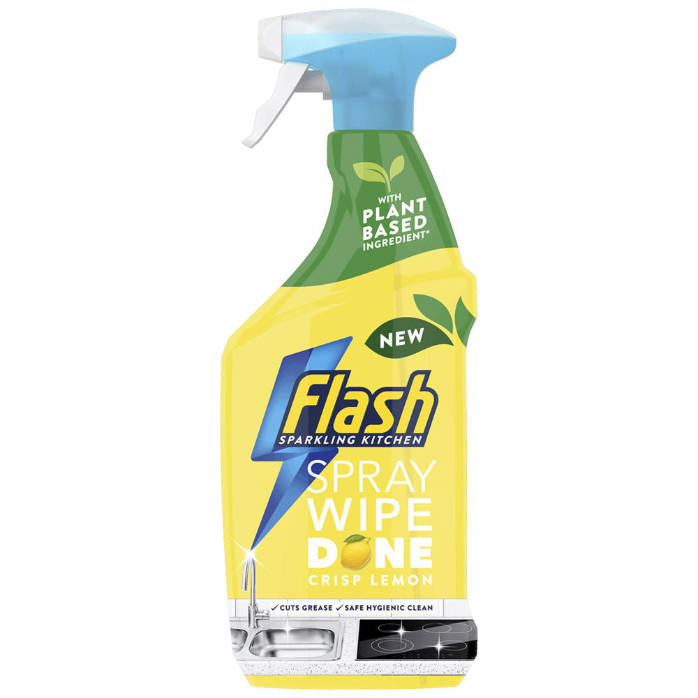 Flash spray wipe 800ml crisp lemon