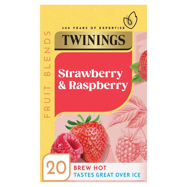 Twinings Raspberry & Strawberry 20 Tea Bags