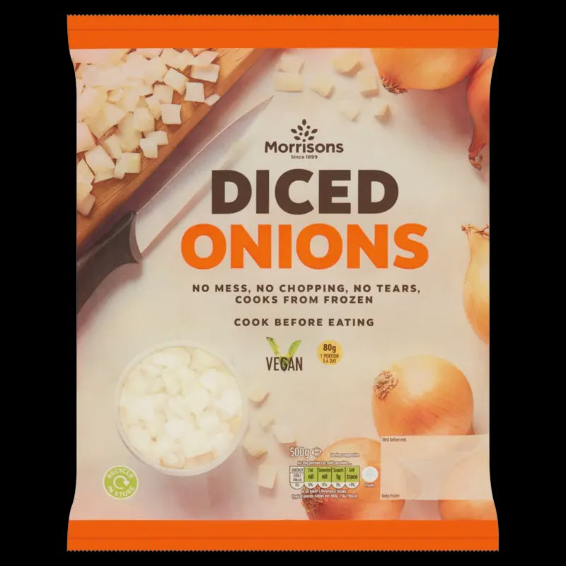 Morrisons Ready Prepared Diced Onions 500g