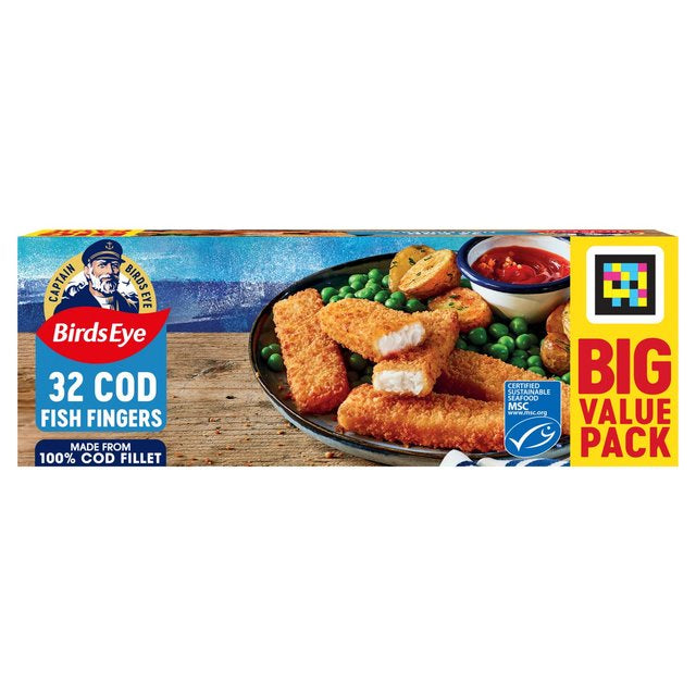 Birds Eye 32 Cod Fish Fingers 896g