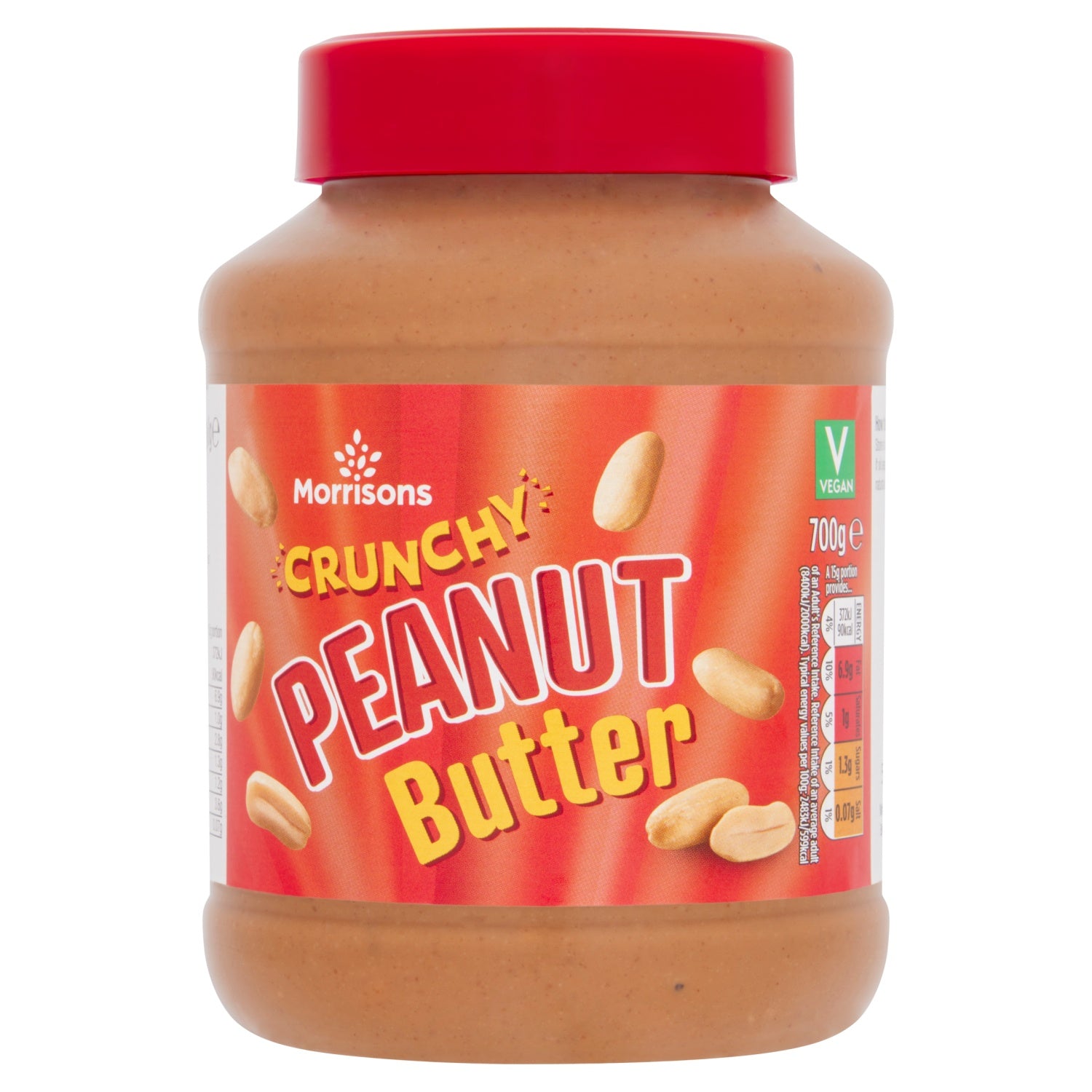 Morrisons Crunchy Peanut Butter 700g