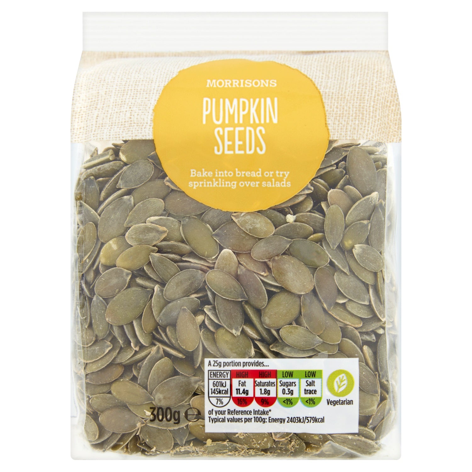 Morrisons Pumpkin Seeds 300G