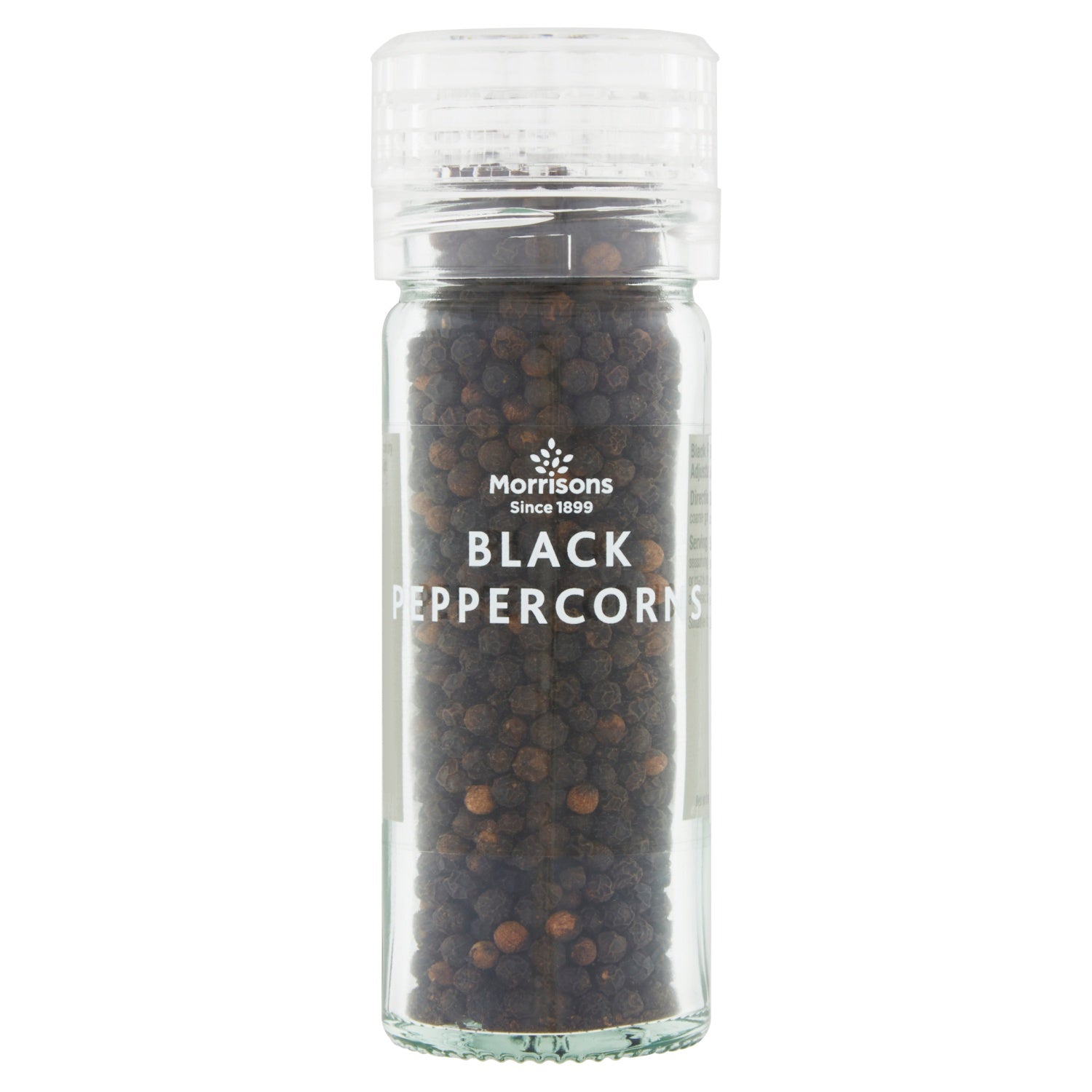Morrisons Whole Black Pepper Grinder 50g