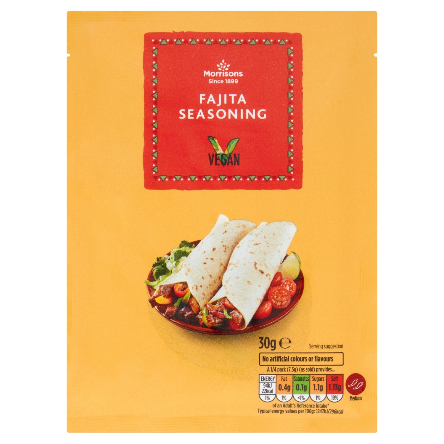 Morrisons Fajita Seasoning 30g