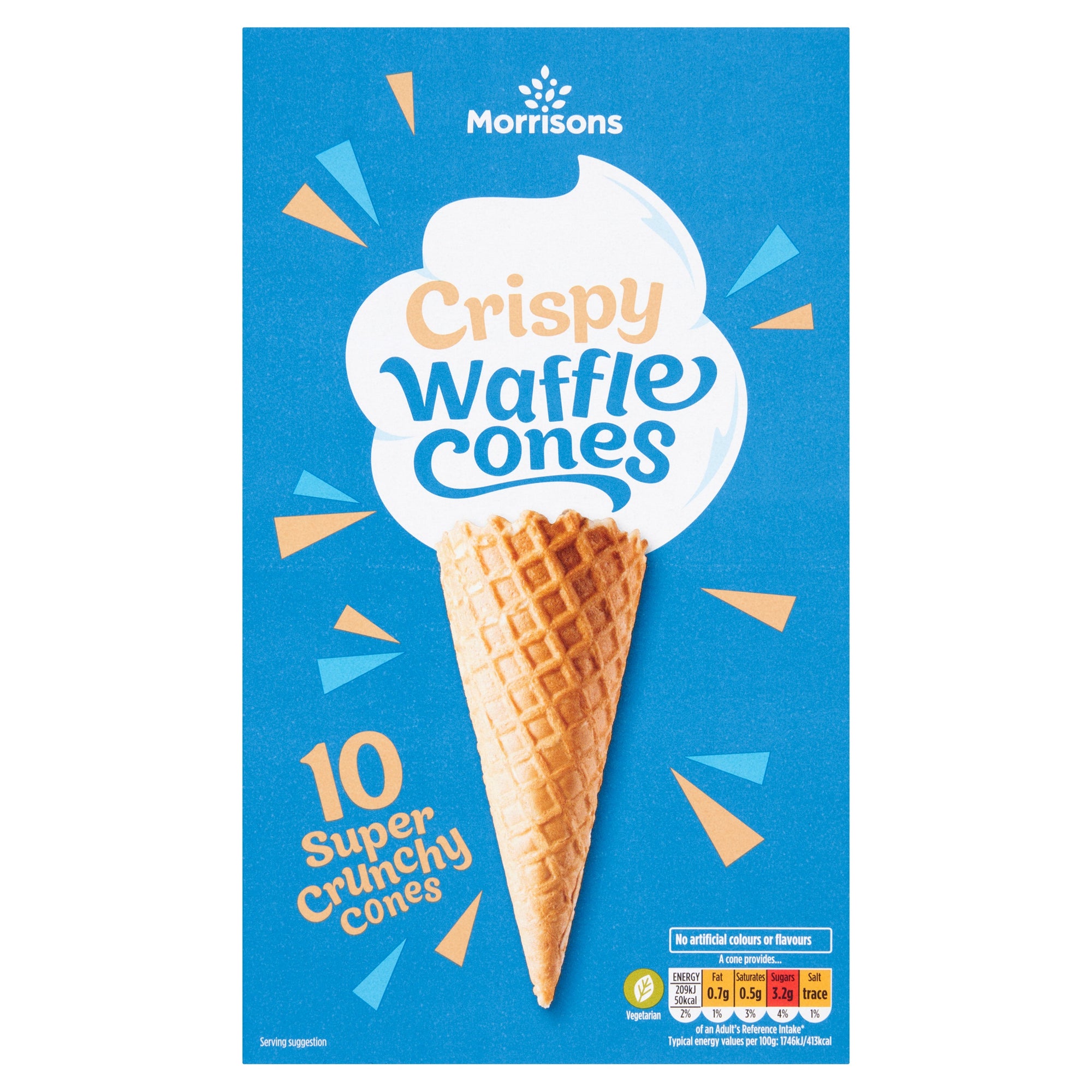 Morrisons Waffle Cones 10pk