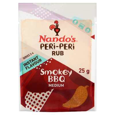 Nando'S Smokey Bbq Seasoning Rub 25g