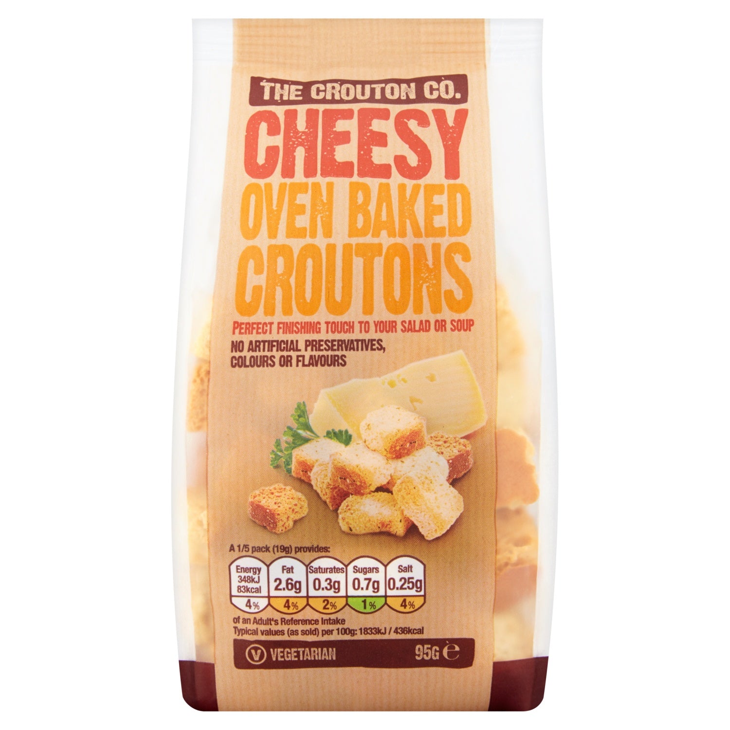 The Crouton Co. Cheesy Oven Baked   Croutons 95g