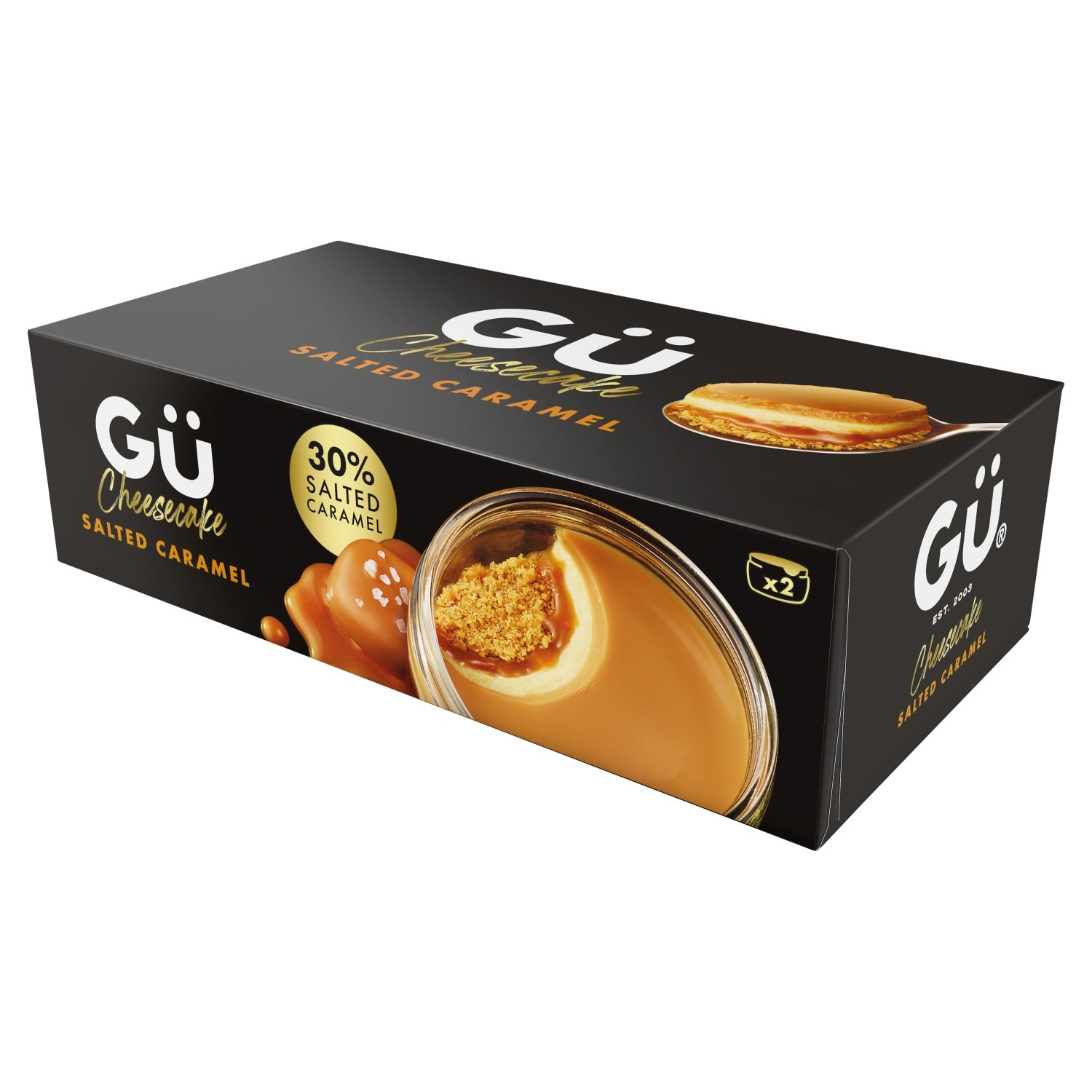 Gu 2 Sumptuous Salted Caramel Cheesecakes 184g