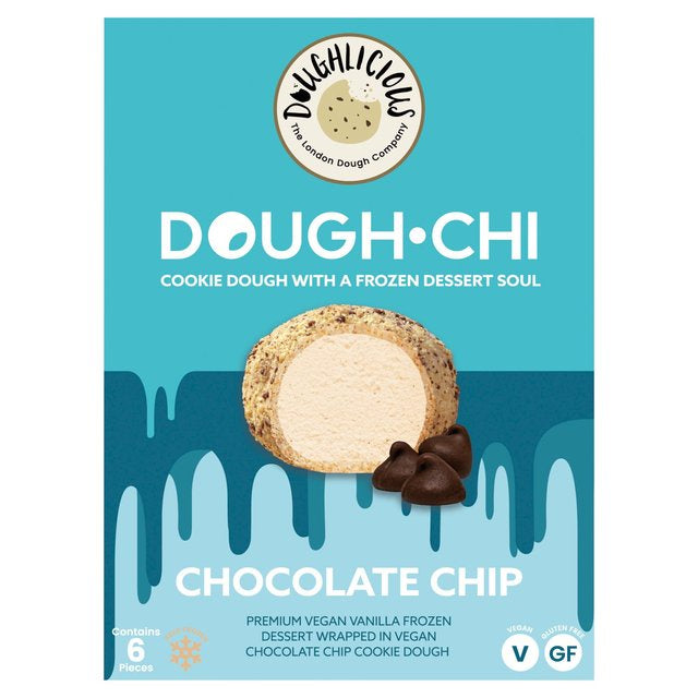 Doughlicious Chocolate Chip Cookie Dough & Gelato Bites 6 x 34g