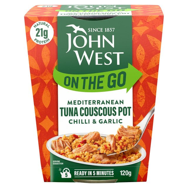 John West On The Go Mediterranean Tuna Couscous Pot 120g