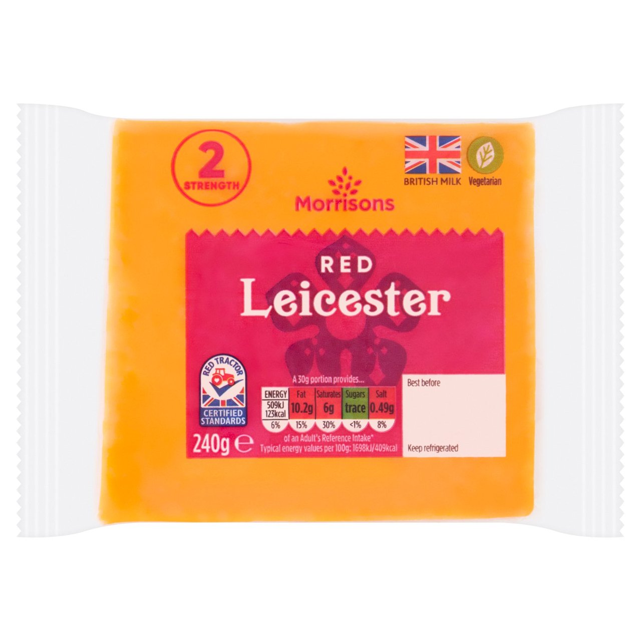 Morrisons Red Leicester V2 240g