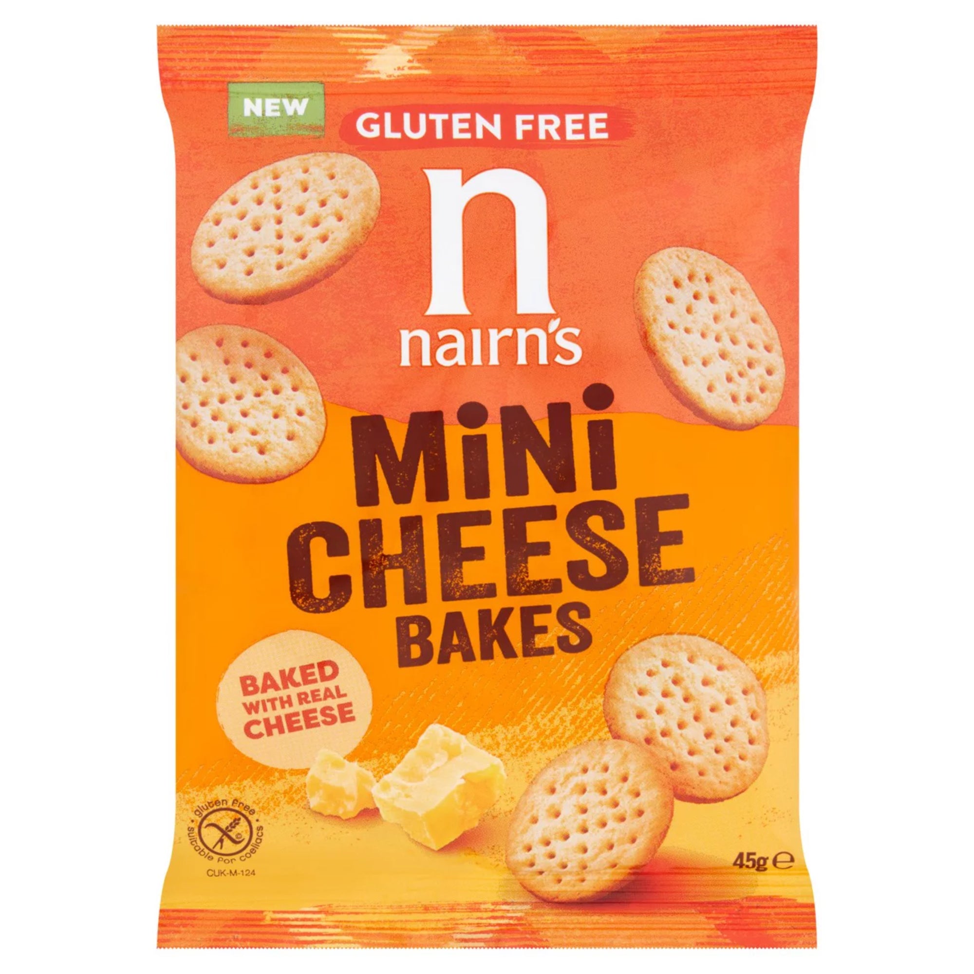 Nairns Gluten Free Mini Cheese Bakes 45g