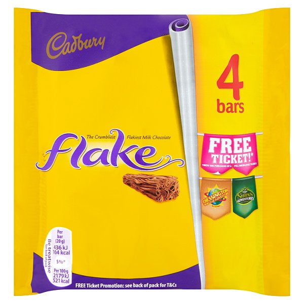 Cadbury 4 Flake 99 80g