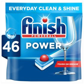 Finish Power Regular Dishwasher Tablets 46pk