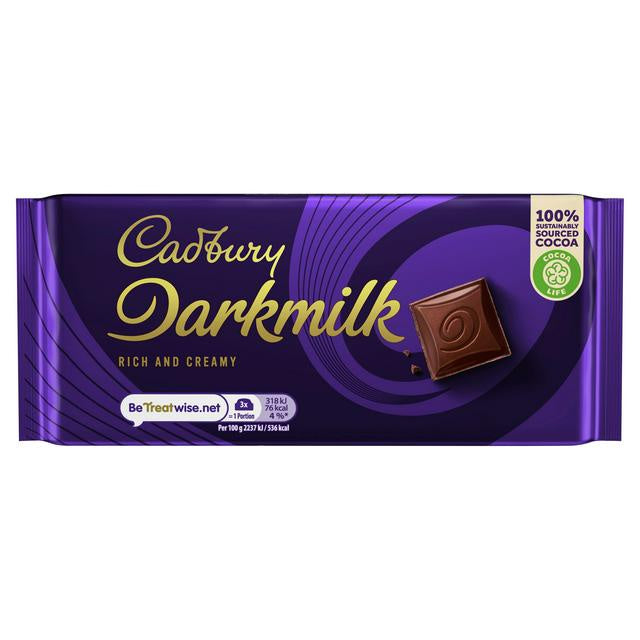 Cadbury Darkmilk Bar 90g