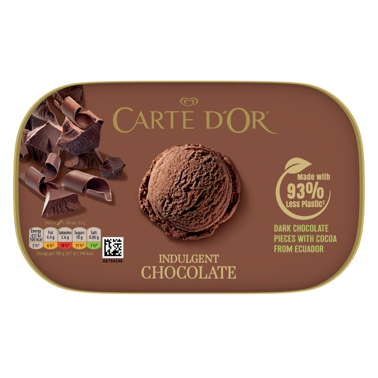 Carte Dor Indulgent Chocolate 900ml