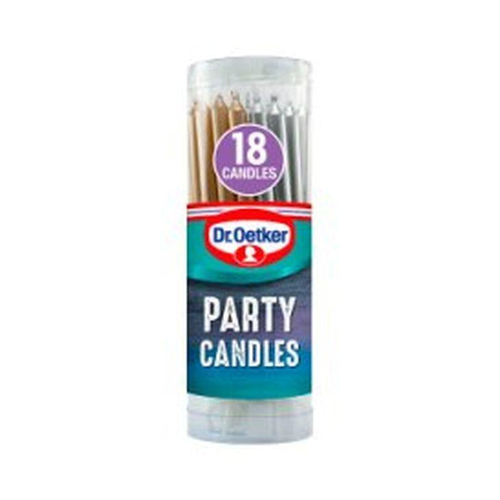 Dr Oetker Party Candles 18pk