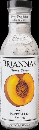 Briannas Rich Poppy Seed Dressing 355ml