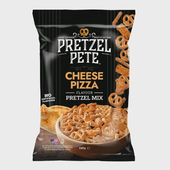 Pretzel Pete  Cheese Pizza Flavour Pretzel Mix 160g