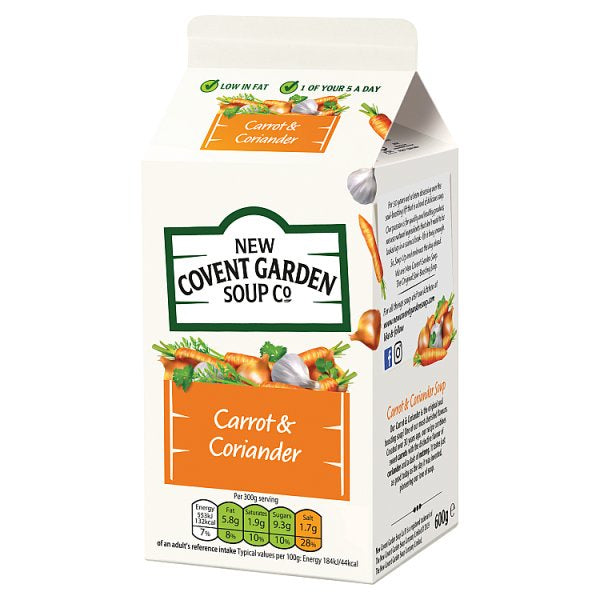 New Covent Garden Soup Co Carrot & Coriander 560g