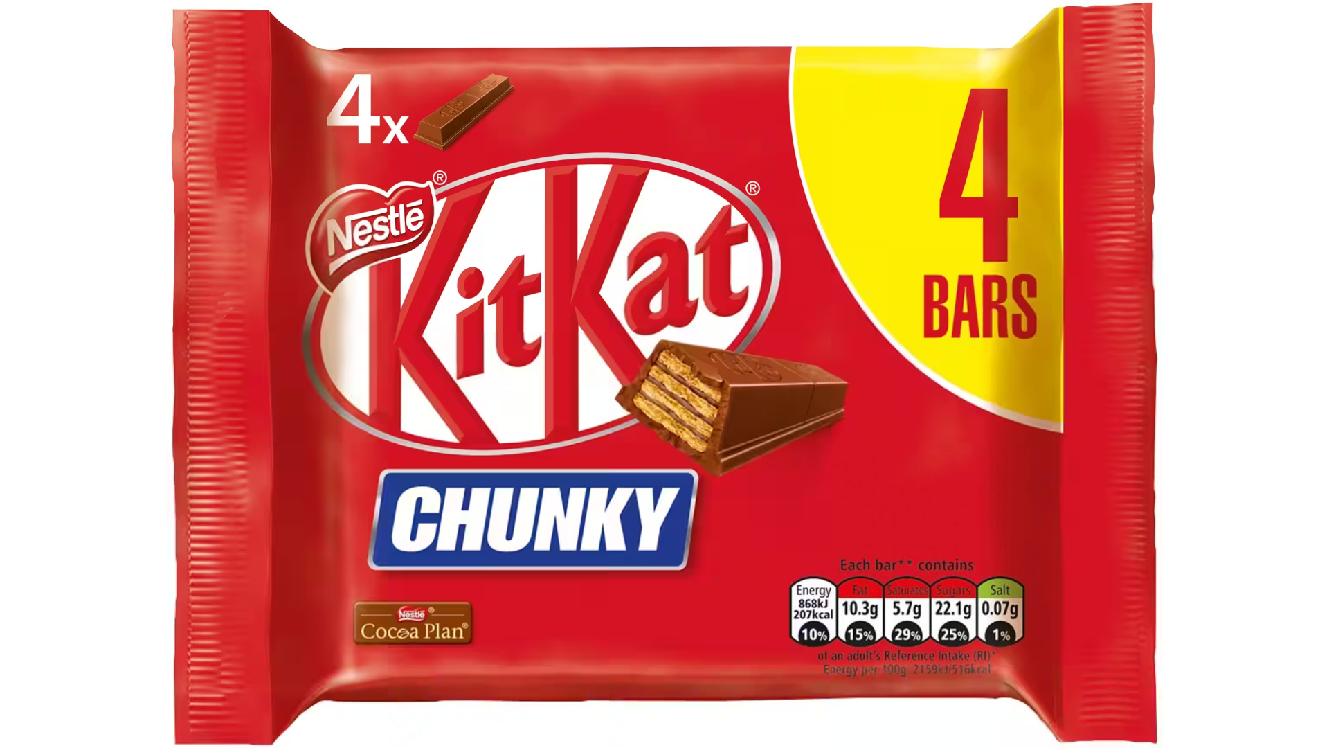 Kit Kat chunky 4 pack 160g