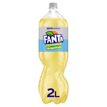 Fanta Pineapple & Grapefruit Zero Sugar 2L
