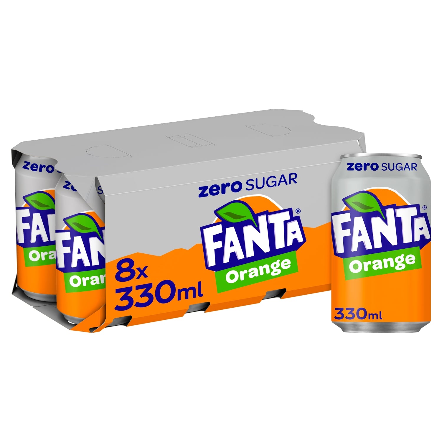 Fanta Orange Zero 8x 330ml