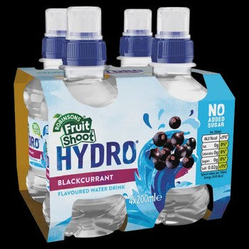 Robinsons F/Shoot Hydro Blackcurrant 4 pack