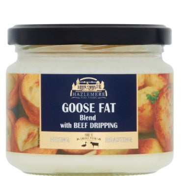 Hazlemere Goose Fat With Beef Dripping 220g