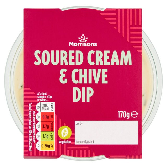 Morrisons Soured Cream Chive Dip 170g