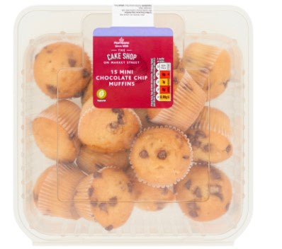 Morrisons Mini Chocolate Chip Muffin 15pk