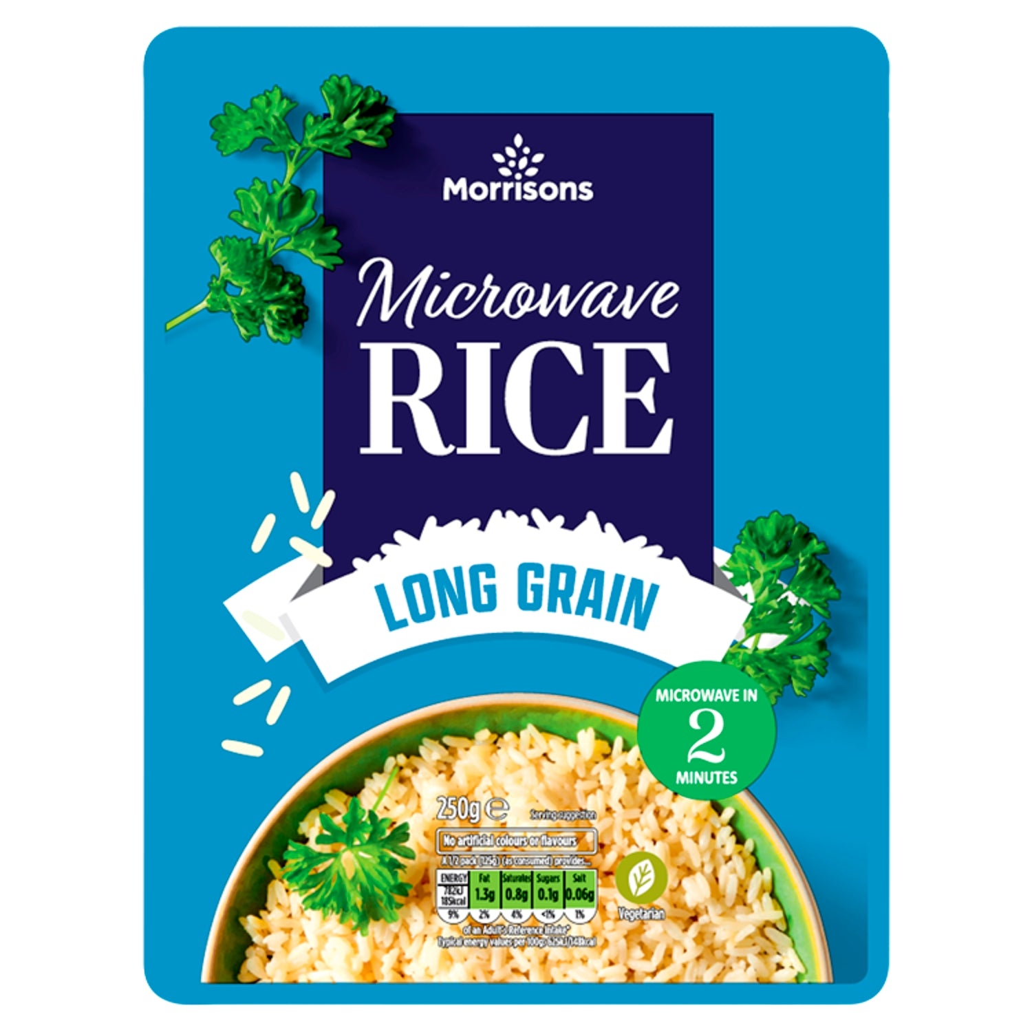 Morrisons Long Grain Microwave Rice 250g