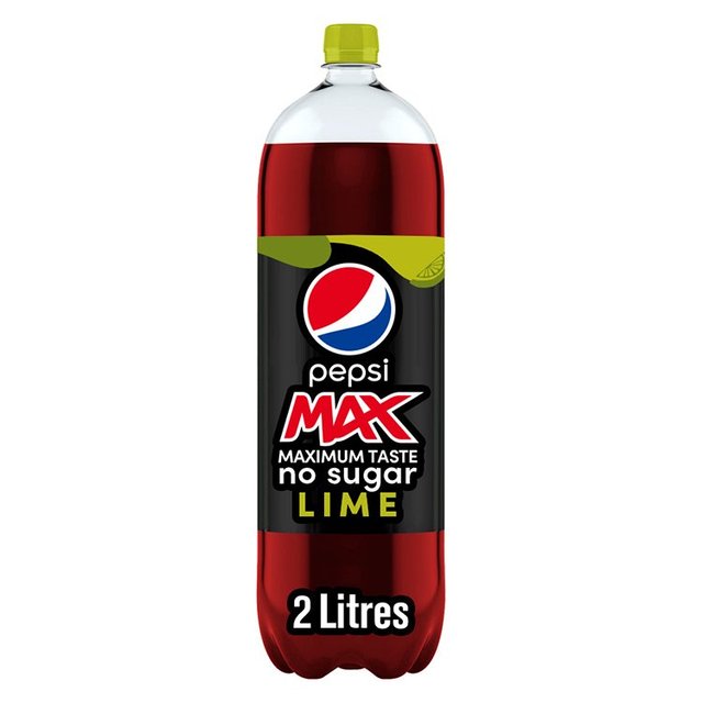 Pepsi Max Lime No Sugar Cola 2L