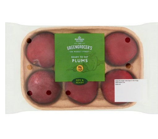 Morrisons Ready To Eat Plums 6pk