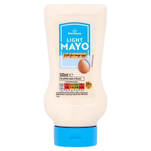 Morrisons Light Mayonnaise Td Sqzy 500Ml (Top Down Squeezy)