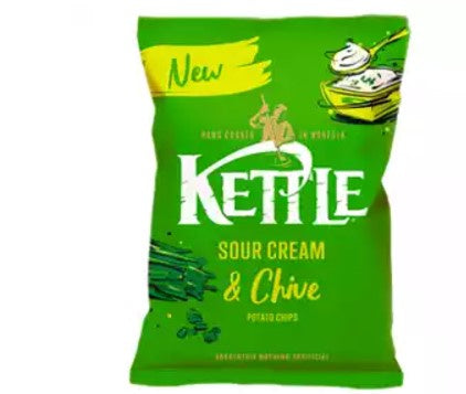 Kettle Chips Sour Cream & Chive 130g