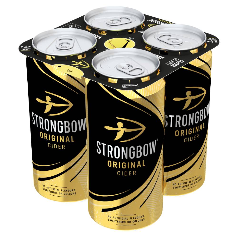 Strongbow Original 4 x 400ml PM £4.95
