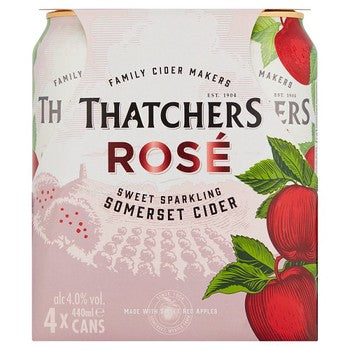 Thatchers Rose Can 4X440ML