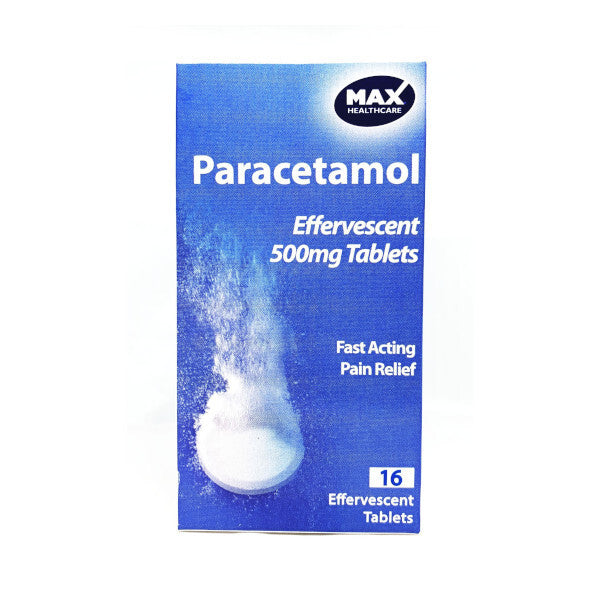 Max Effervescent Paracetamol Tablets  16'S