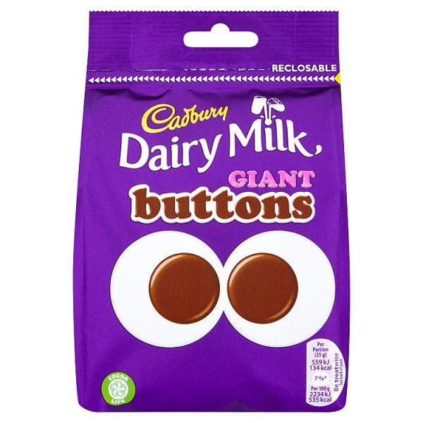 Cadbury Dairy Milk Giant Buttons 119g