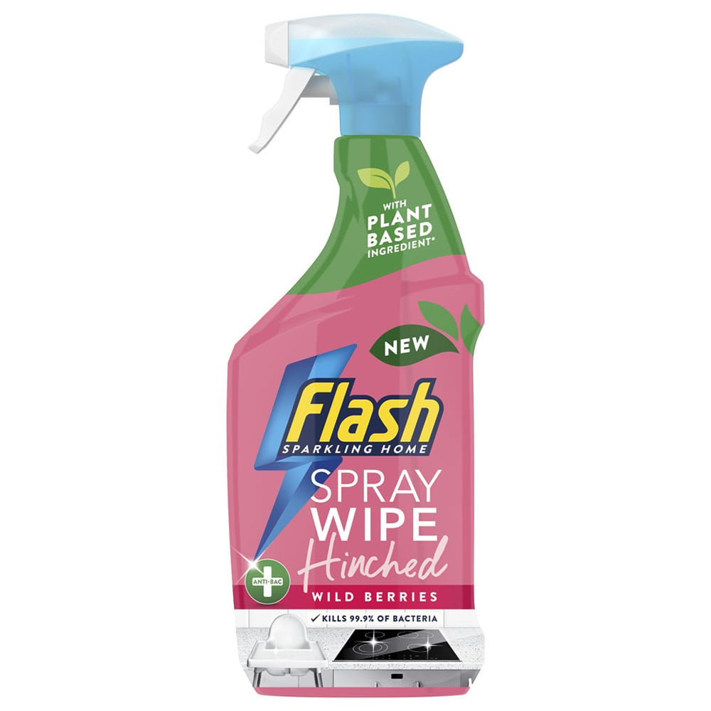 Flash Spray Wipe Antibac Spray Wild Berries 810ml
