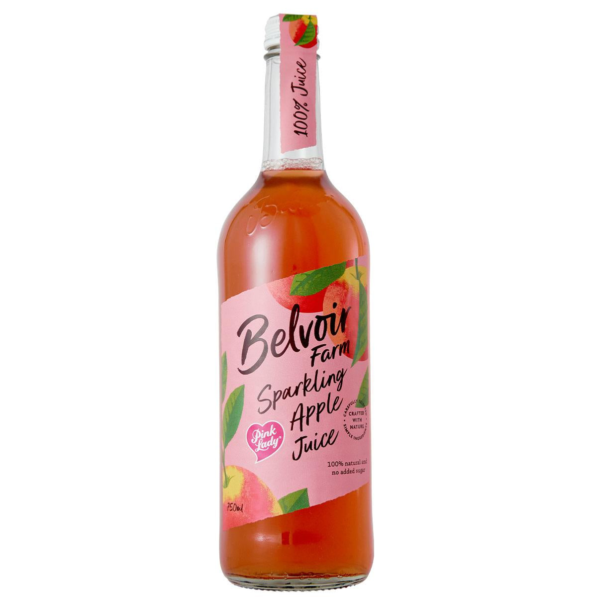 Belvoir Sparkling Pink Lady Apple Juice, 75ml