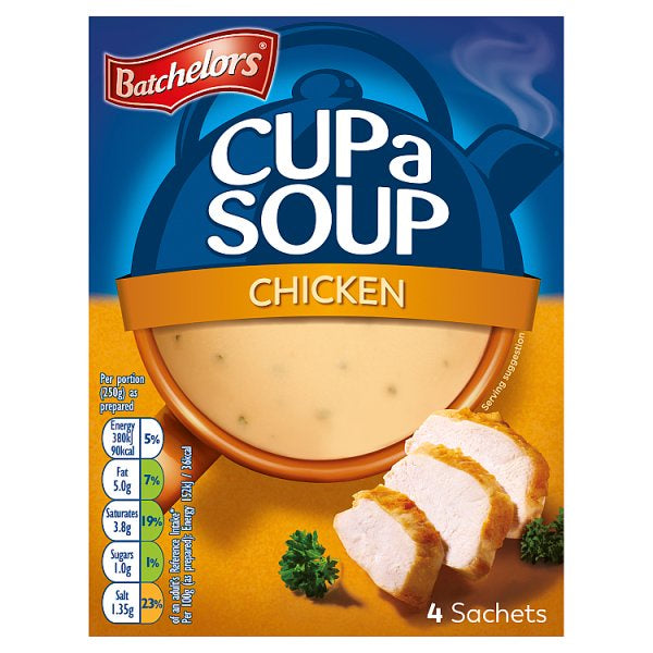 Batchelors Cup A Soup 4 Chicken 25% Extra Free 81g