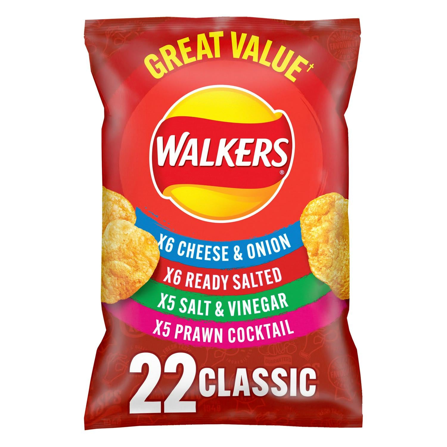 Walkers Variety 22pk