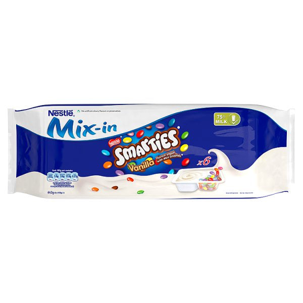 Nestle Smarties Mix-in 6pk 107g