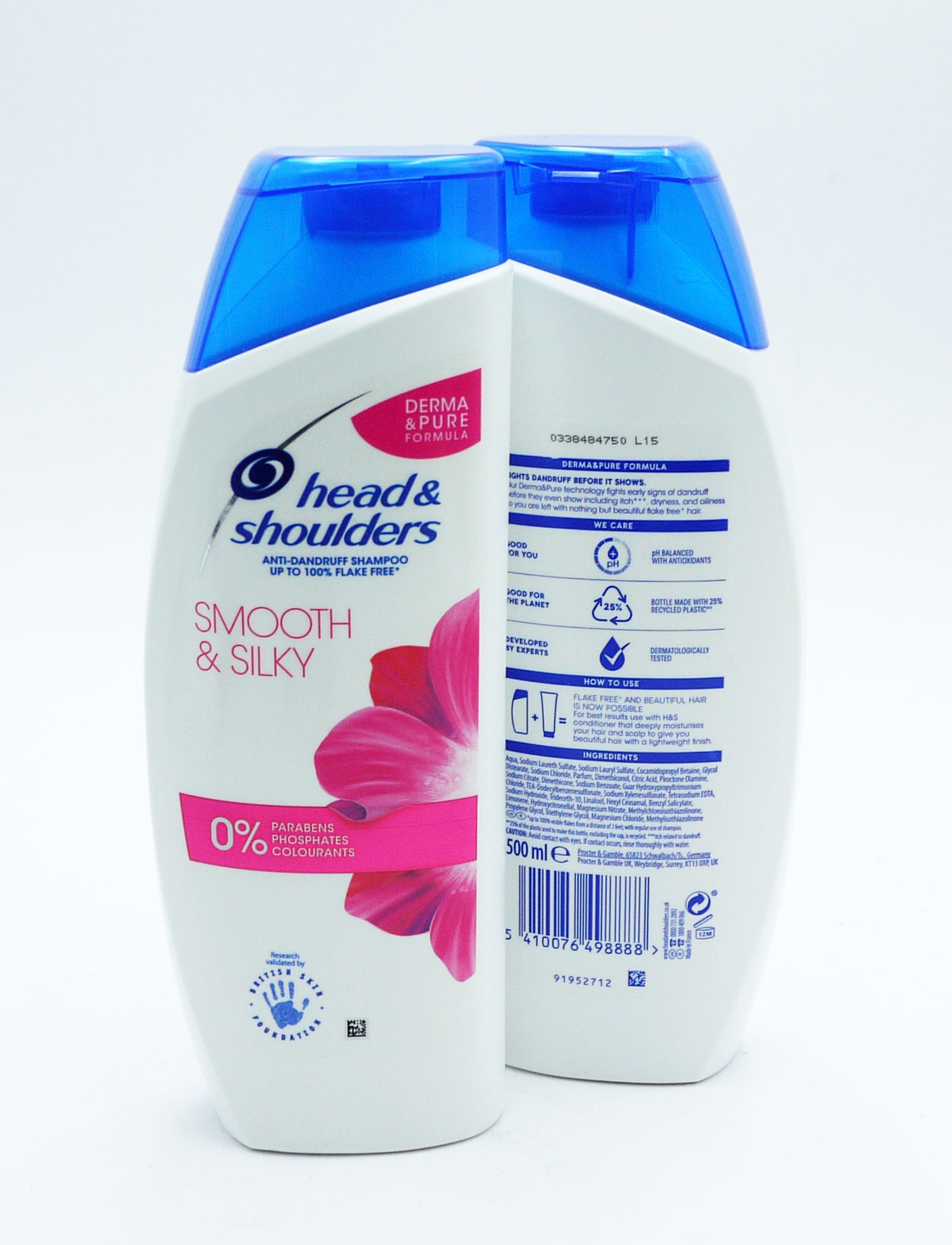 Head And Shoulders Shampoo Smooth Silky 500 Ml