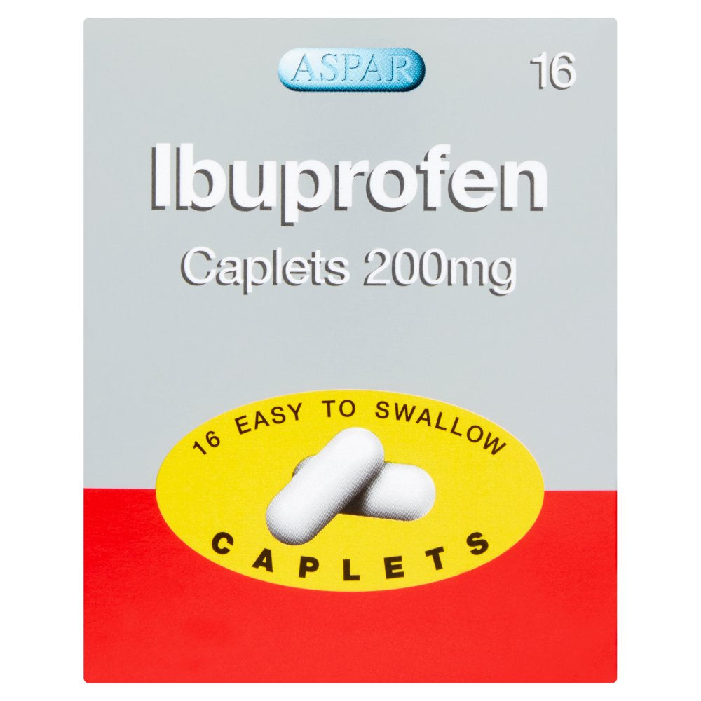 Aspar Ibuprofen Caplets 16pk