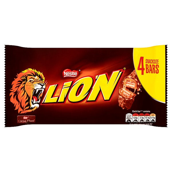 Nestle Lion Bar 4pk