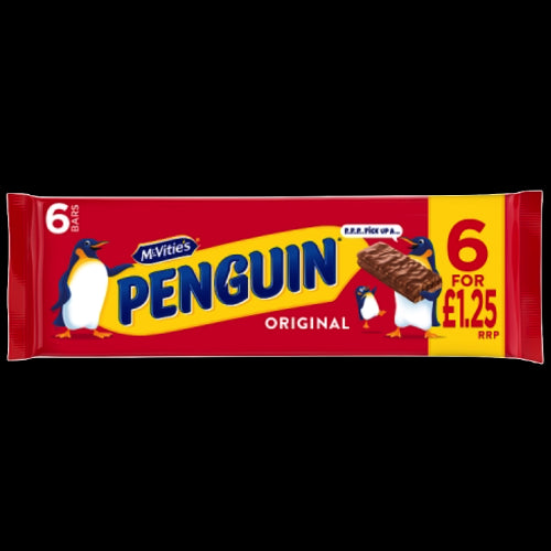 Mcvities Penguin Original 6pk 147.6g PMP1.25