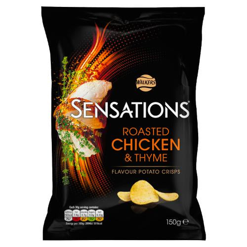 Walkers Sensations Chicken and Thyme 150g